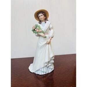Homco Home Interiors Victorian Lady Woman Figurine Charlotte Rose #1468